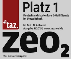 Zeo2 Testsieger mail.de